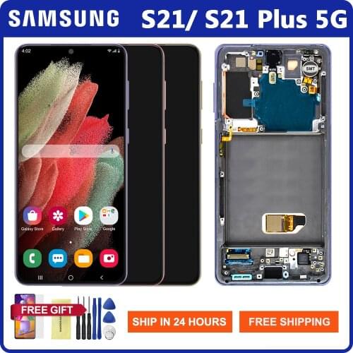 Original Screen For Samsung Galaxy S21 5G G991 Display Touch Screen Digitizer For Samsung Galaxy S21 Plus S21+ 5G G996 Lcd