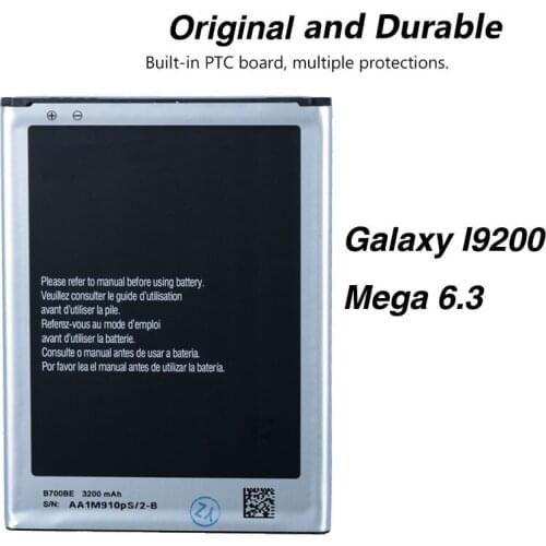 Original High Quality B700BC Battery For Samsung Galaxy I9200 Galaxy Mega 6.3 3200mAh