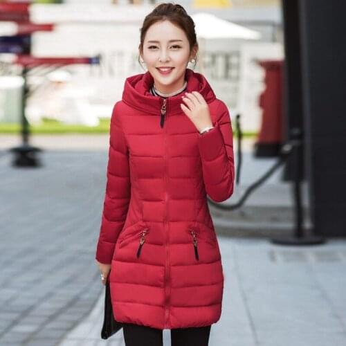 Autumn 2020 Winter Jacket Women Parka Long Coat Pink Parkas Padded Female Jacket Chaquetas Mujer Invierno 2020 KJ1060 s