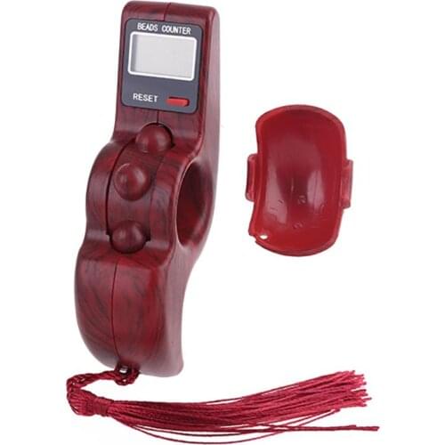 Portable Spiral Handheld Manual Digital Beads Counter Finger Game Toy One Key Reset Decompression Relaxation Tool for Meditation