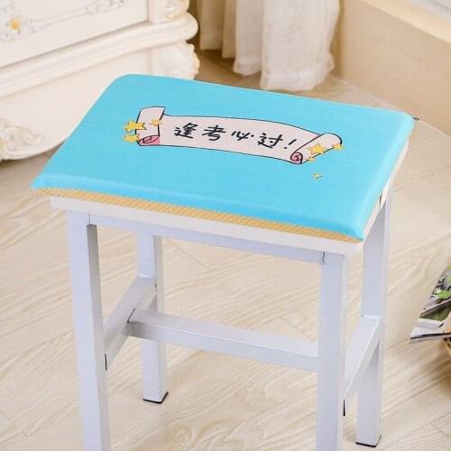 Variety Colors Student Cushion Rectangular Middle Primary School Students Stool Pad Four Seasons Sponge Mat Breathable Non-slip