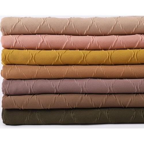 Newest soild color wrinkled pearl chiffon scarf hijab for muslim women stretch headscarf female head wrap scarves turban scarf