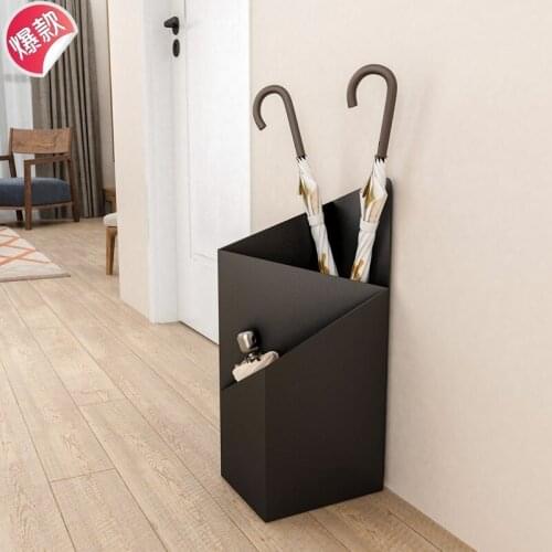 Umbrella Stand Rack Wrought Iron Umbrella Holder Public Hotel Lobby Home Rain Gear Organizers Floor Umbrella Bucket