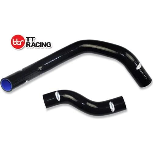 TT1602BK- For Nissan Silvia 200SX RPS13 S14 S15 SR20DET Silicone Radiator Hose Kit BLACK