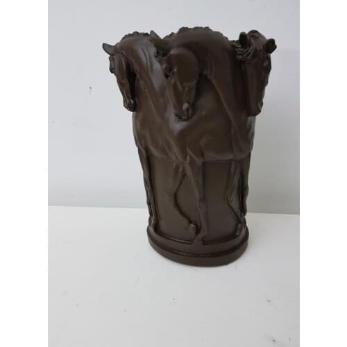 EU HOME DECORATION AROSE HORSE PATTERNED VAZO