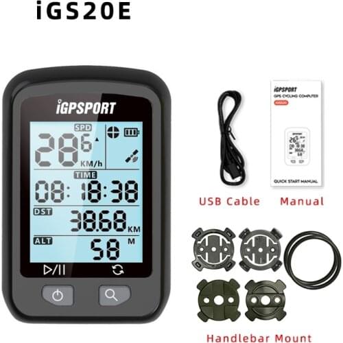 IGPSPORT iGS20E GPS - Enabled Bike Bicycle Computer Speedometer Odometer