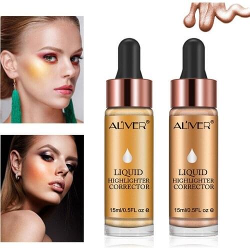 High gloss liquid face eye silkworm brightening liquid Concealer Shimmer Face Glow Ultra-concentrated illuminating Skin Care