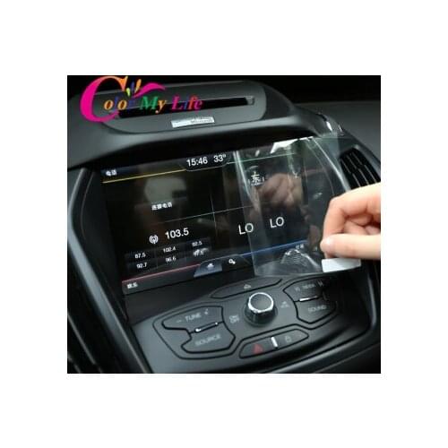 Center Console LCD Screen Protective Film Touch Screen Navigation Screen Film for 2013 2014 2015 Ford Kuga Escape Accessories