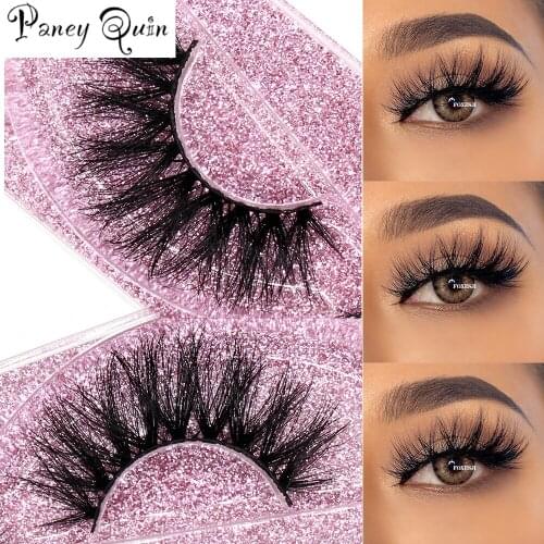 1Pair Makeup Mink Lashes 3D Fluffy Natural Soft Volume False Eyelashes Extension Cross Mink Lashes Faux Cils Wholesale