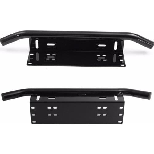 1PCS Universal Front Bull Bar Bumper Holder, License Plate Frame Mounting Bracket for Offroad Lights Bar LED SUV Truck Pickup