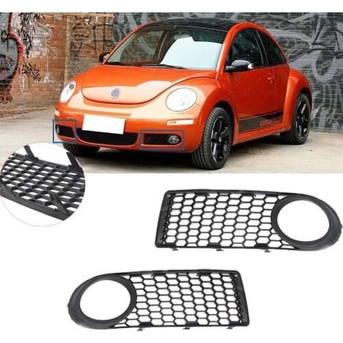 1C0807683C 1C0807684C For VW Volkswagen Beetle / Cabrio Car Front Bumper Fog Light Grill Honeycomb Mesh Grille Cover 2006-2011