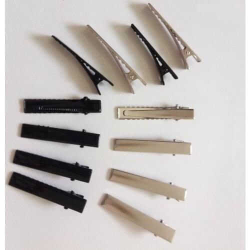 Hot 20pcs Salon Hairdressing Tools Duckbill Hairdresser Hair Clip Clips Stainless Steel Sectioning Clamp Diy Hair Accessories