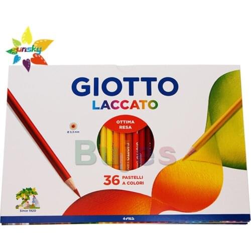 36 50 color italy OEM GIOTTO hand painting color pencil professtional artist oily colored pencil scholar Colored fine art set