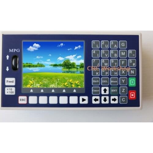 4 axis CNC controller USB Stick G code Spindle Control Panel MPG Stand Alone lathe milling machine controller