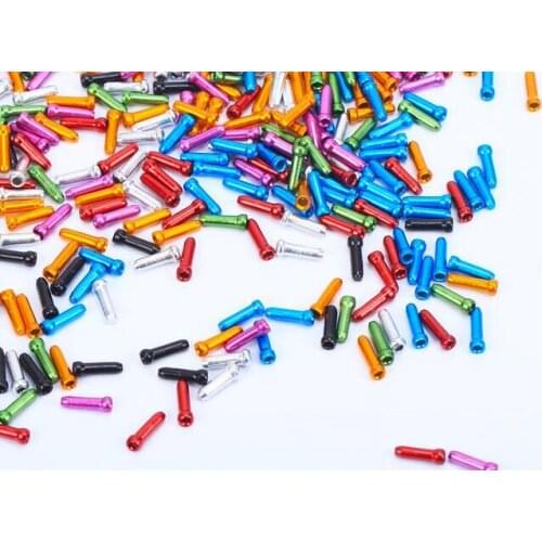 500pcs Bike Bicycle Brake Derailleur Shifter Inner Cable End Caps tips fits all Brake and Derailleur