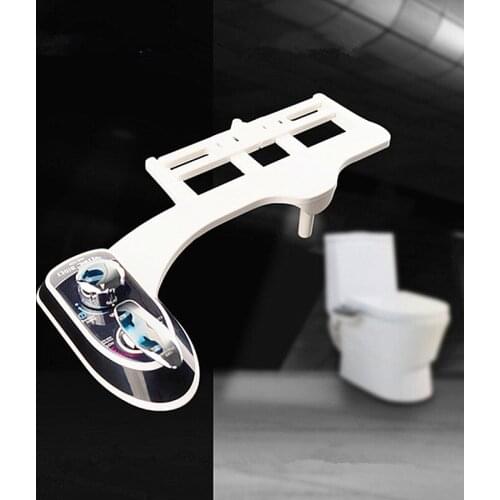Automatic attachable toilet flusher hot and cold water toilet shower bidet,washing women butt/ass bidet with spray nozzele clean