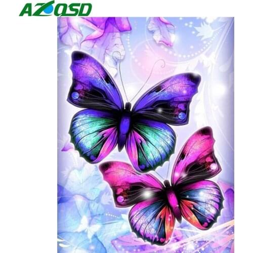 AZQSD 5d Diamond Painting New Arrivals Childrens Room Decor Diamond Embroidery Animals Mosaic Picture Of Rhinestones