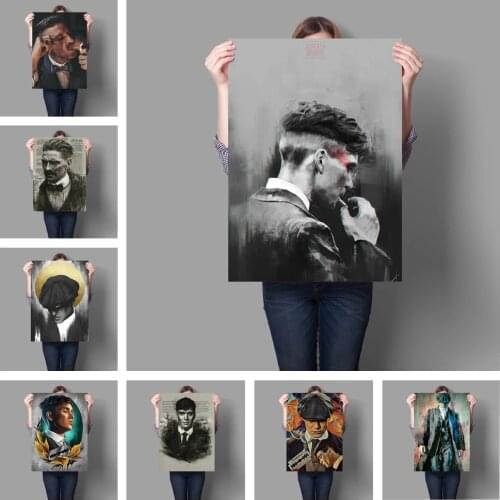 Cuadros British High Score Crime Drama Peaky Blinder Poster Hight Quality Canva Painting Home Decor Wall Art Duvar Tablolar O762