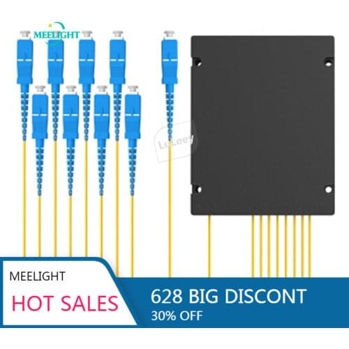 Differential Wire harness SC Box 1 x 8 Optical Fiber Splitter PLC Strong Stability Optical Fiber Connector