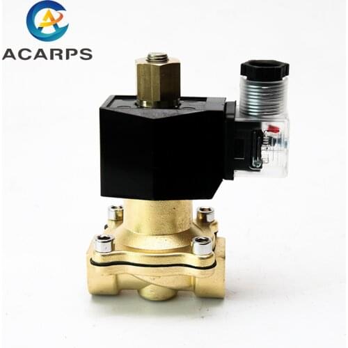 1/2" Solenoid Valve Normal Open Solenoid Valve 12v 24VAC 220VAC 24VDC Solenoid Valve For Water Gas Oil