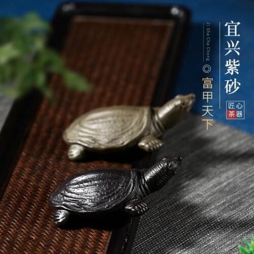 ★purple sand is the best in the world personalized tea favorite tea playing tea ceremony ornaments can be raised