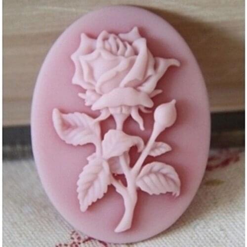 Cake Baking Mold 3D Mini Rose Flower Silicone Soap Mold DIY Aroma Candle Decorating Tools Sweet Candy Chocolate Mould
