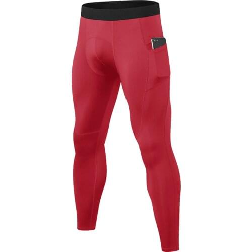 Fonoun Men PRO Sport Running Pants Fitness Quick-drying Breathable with Pockets Tight F01318