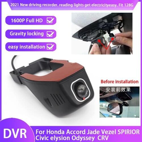 New ! Easy Installation Car DVR Wifi Dash Camera Video Recorder camera For Honda Accord Jade Vezel SPIRIOR Civic elysion Odyssey