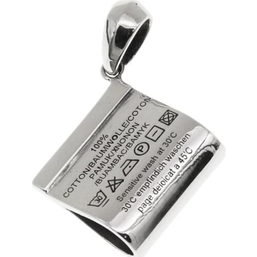 BOCAI New solid 100% s925 silver jewelry wallet pendant personality, old necklace accessories ins style Man and Woman pendant