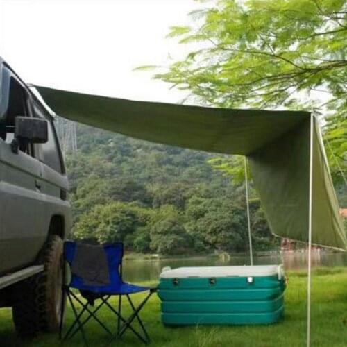 Car Side Awning Portable Camping Car Side Tent Canopy Waterproof Car Shade Sunshade For Self-driving Travel Camping Equipment
