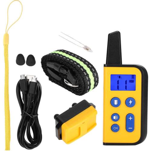 Training Collar Rechargeable Waterproof Anti Barking Device Dog Agility Training Electric Collar Everything For Pets Dogs