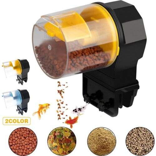 Smart Automatic Fish Feeder Aquarium Digital Fish Tank Electrical Plastic Timer Feeder Food Feeding Portable Fish Feeder Tools 1