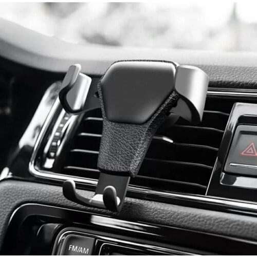 Universal Gravity Auto Phone Holder Car Air Vent Clip Mount Mobile Phone Holder CellPhone Stand Support For iPhone For Samsung