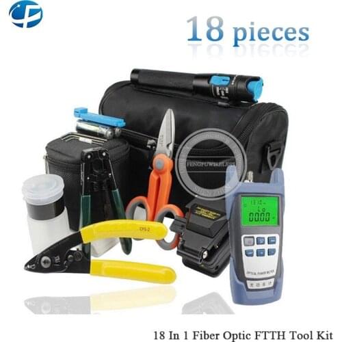 Fiber optic Tool kits 3-5MW Visual Fault Locator,SKL-6C,Kevlar Scissors,Power Meter 70dBm~+10dBm,Stripper CFS-2&Plier For Miller