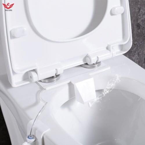 WETIPS Bidet Toilet Seat Single Nozzle Cold Washing WomenS Toilet Water Tapas Wc Bidet Abattant Wc Deckel Bidet Cleaning