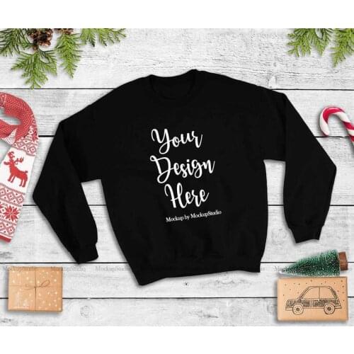 Your Design Here Mockup By Mockupstudio Women Full Sleeve Sweatshirt Female Letter Cotton Pullover Lady Tops Drop Ship goth