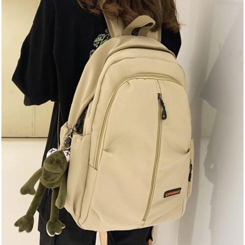 Women College Student Backpack Man Double Shoulder Large Capacity Travel Rucksack Book Schoolbag For Teenage Girl High Quality