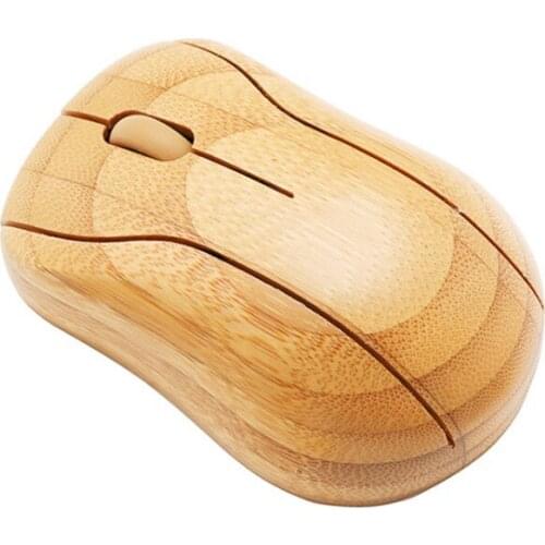 New Hot Item 2.4Ghz High Quality Bamboo Wireless Optical Mouse MG95-N