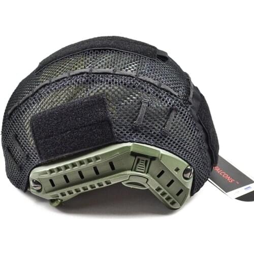 TwinFalcons Tactical Helmet Covers Mesh Military Camouflage Cover Airsoft Paintball Camping Shooting TW-HC001