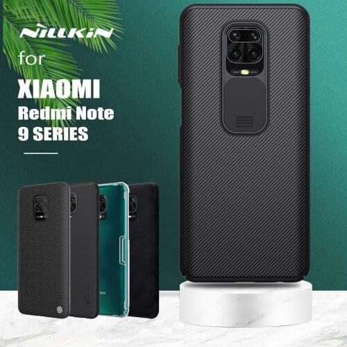 For Xiaomi Redmi Note 9 Pro Max Case Nillkin CamShield Slide Camera Frosted Shield Slim Cover for Xiaomi Redmi Note 9 Pro Max 9S