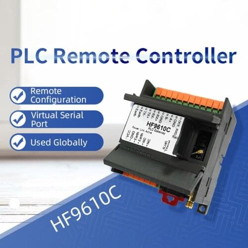 HF9610C PLC Remote Control Download Monitoring Serial Port Support Mitsubishi/Siemens/Omron/Schneider/Panasonic/Xinjie