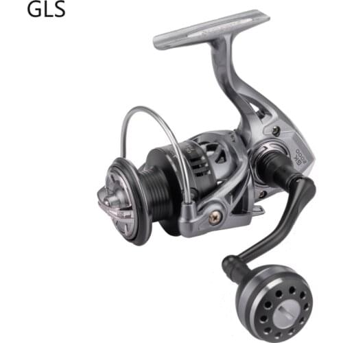 New 5.2:1/4.7:1 High Quality Spinning Fishing Reel 13+1BB Oxidized Spool Exquisite Spherical Grip Fishing Wheel
