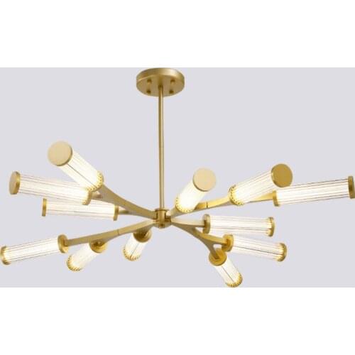 Living room lamp post-modern art personality simple atmospheric restaurant bedroom villa bedroom branch droplight