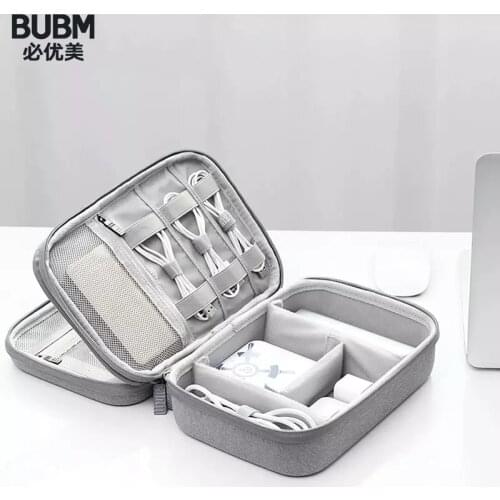 BUBM Multi-function Digital Storage Bag,Travel Universal Cable Organizer,Electronics Accessories Cases For Various USB Charger