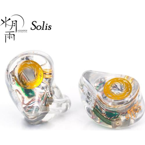Moondrop Solis Earphone Transparent Version 2EST+4BA Hybrid Driver HiFi In-Ear Earphone With Detachable Cable