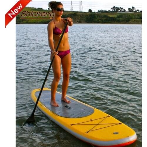 SHICHENG brand new simple yellow sup board