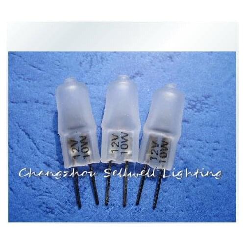 New!jc 12v 10w G4 Soft (yellow) Long Life Frosted Crystal Halogen Bulb E005