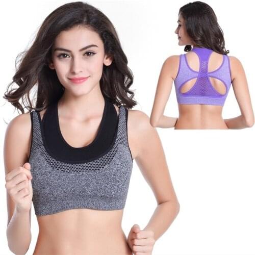 Sexy women push up BREAST bra big size backless bras plus size wireless brassiere breathable seamless bra 1pcs wfws12