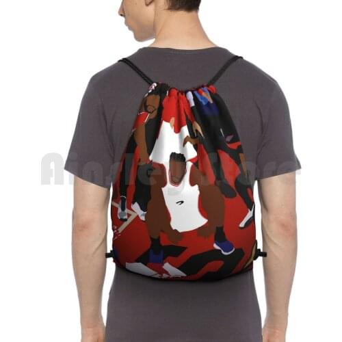 Kawhi Leonard Game Winner Celebration Backpack Drawstring Bag Riding Climbing Gym Bag Sports Basketball Kawhi Leonard Kawhi