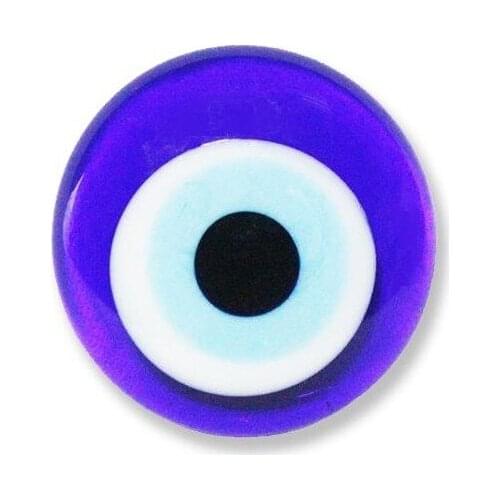 Modern 10 Pcs 4cm Glass Evil eye bead Without Hole trinket baratija حلية орнаментальный